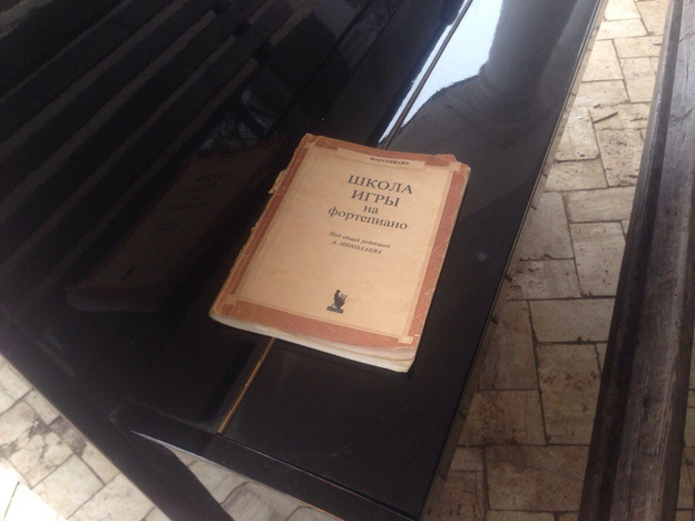 В ротонде Александровского сада установили новое пианино