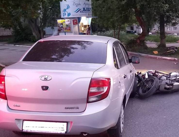 В Кировской области за сутки произошло два ДТП с участием мотоциклистов