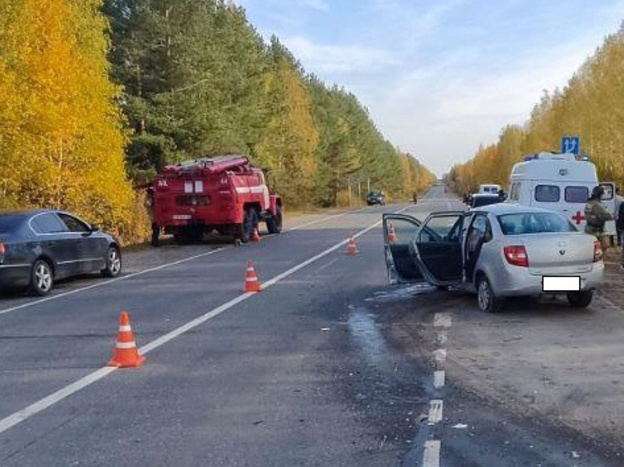 В Оричевском районе в ДТП на трассе травмировались три человека