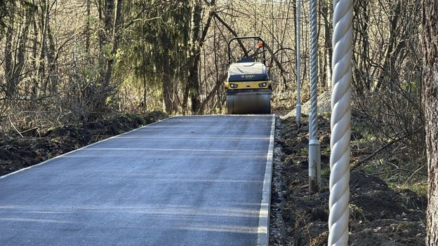 В парке ЛПК в Кирове начали асфальтировать дорожки