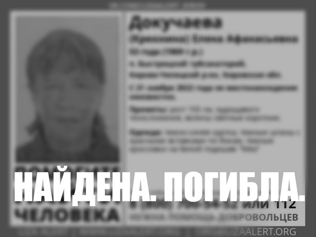 В Кировской области нашли мёртвой женщину, которая пропала 12 дней назад