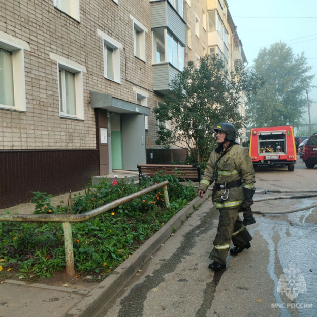Пожар в Кирове: 12 человек эвакуированы из пятиэтажки