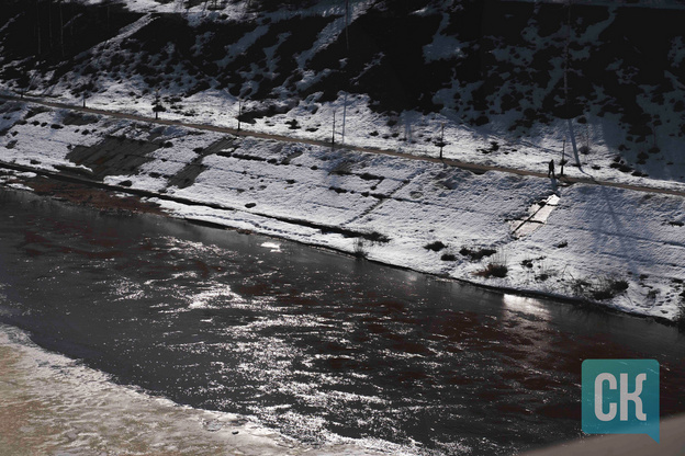 Ледоход на Вятке 2026. Фоторепортаж с набережной