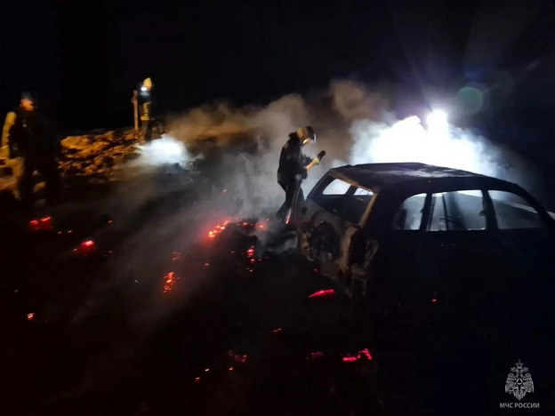 За сутки в Кировской области трижды горела техника: два комбайна и автомобиль