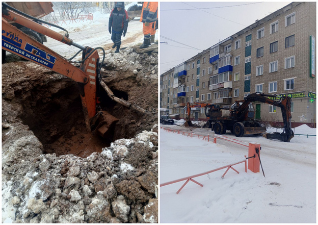 На водопроводе в Кирово-Чепецке произошла авария