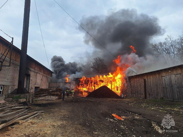 В Орлове машинист котельной сжег склад