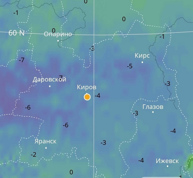 В Кировскую область вновь придут заморозки