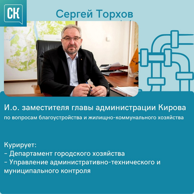 Заместители главы администрации Кирова в лицах