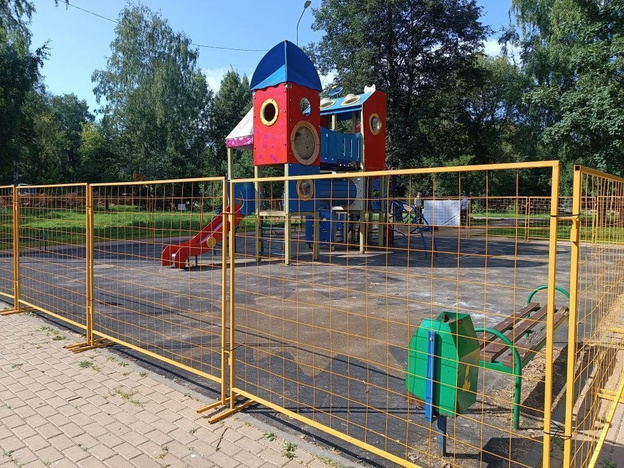 В парке Гагарина в Кирове начинают обновлять детскую площадку