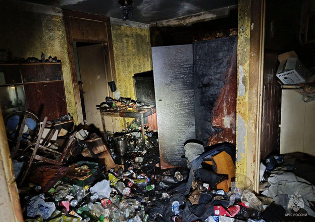 В Кирове при пожаре в пятиэтажке погиб мужчина