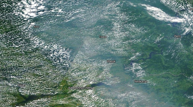 Дым от лесных пожаров в Сибири накрыл Кировскую область
