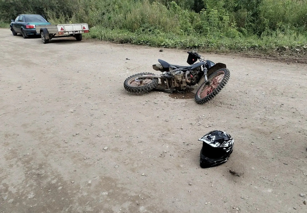 В Кировской области два подростка-мотоциклиста пострадали в ДТП