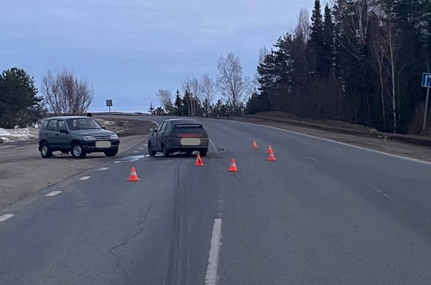 В Уржумском районе столкнулись ВАЗ-2112 и «Шевроле Нива»