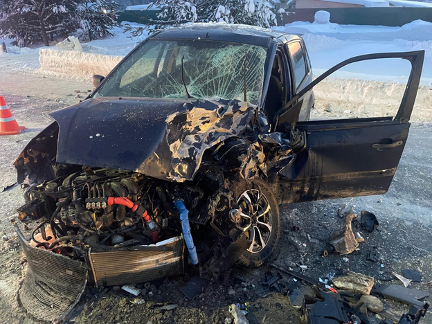 В Кирове на выезде из города врезались «Форд» и «Хавал»