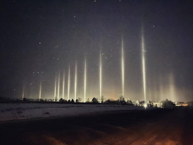 В небе над Кирово-Чепецком заметили световой лес