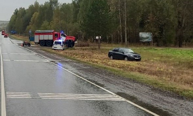 В ДТП в Кирово-Чепецком районе травмировался мотоциклист