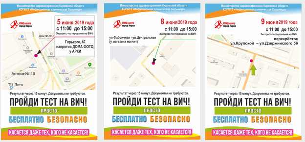 В Кирове проведут бесплатное экспресс-тестирование на ВИЧ