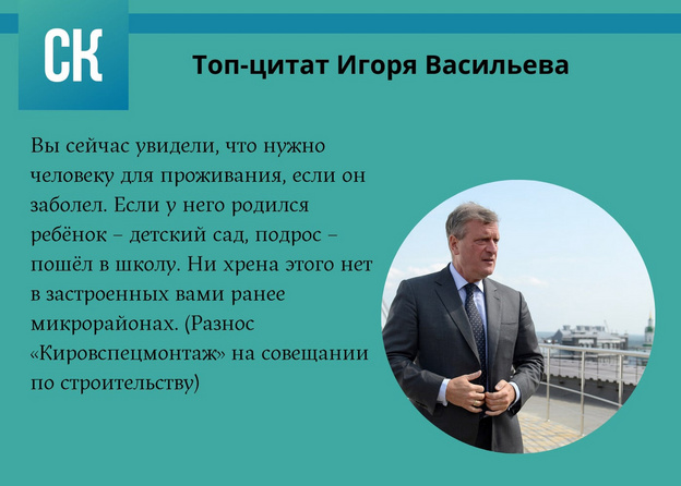 «Город меняется, согласны?» Топ-10 цитат бывшего губернатора Кировской области