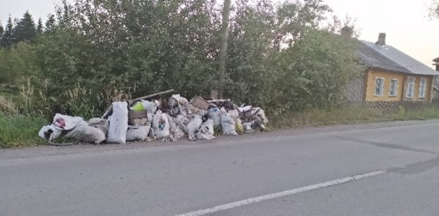 Жители Котельнича жалуются на горы мусора, которые не могут вывезти с весны