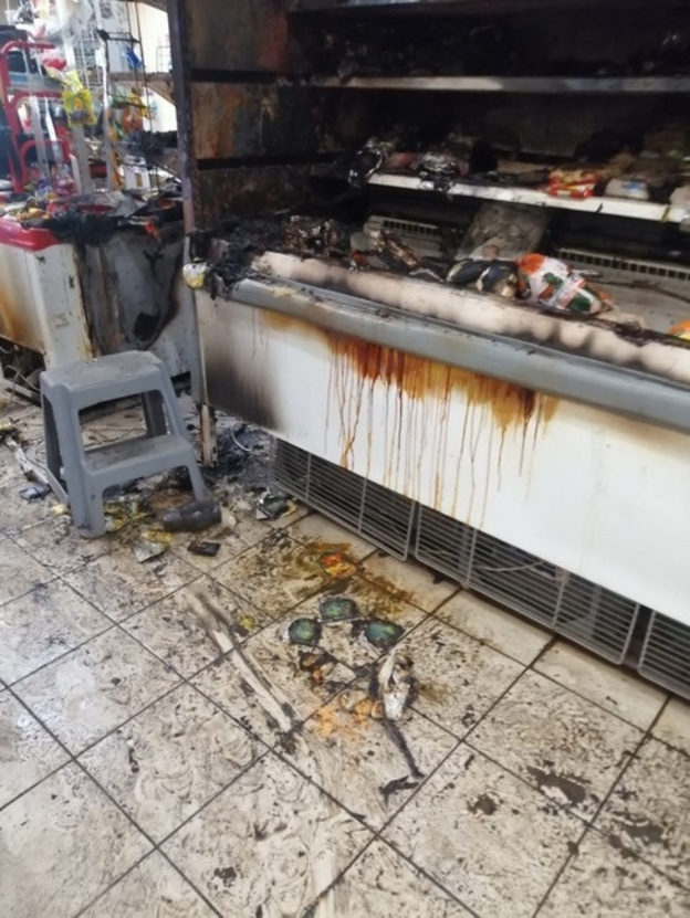 В Омутнинске в магазине «Магнит» загорелся холодильник