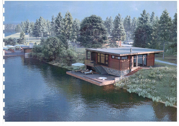 Подогреваемый бассейн и пляжная зона: коммунисты показали, как будут выглядеть новые здания в резиденции на Чёрном озере