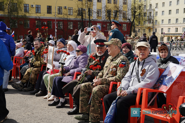 В Кирове прошёл торжественный парад в честь Дня Победы. Фото