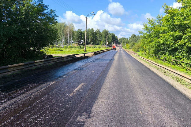 В Нижнеивкино ремонтируют улицу Октябрьскую