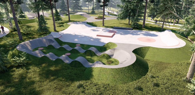 Скейт-парк, новые смотровые площадки. В Слободском представили концепцию преображения городского парка