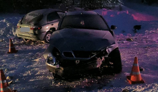 В Нолинском районе пьяный водитель устроил аварию с пострадавшими