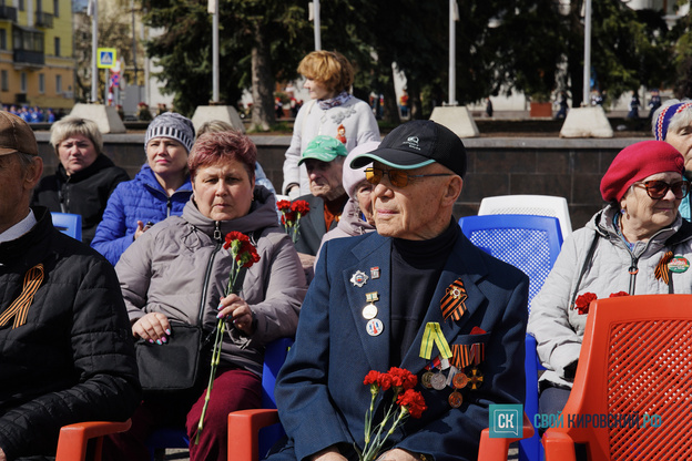 В Кирове прошёл торжественный парад в честь Дня Победы. Фото