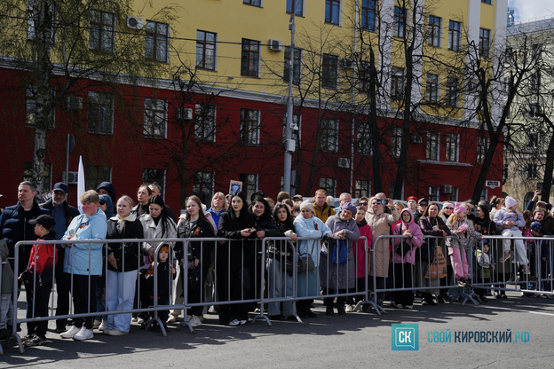 В Кирове прошёл торжественный парад в честь Дня Победы. Фото