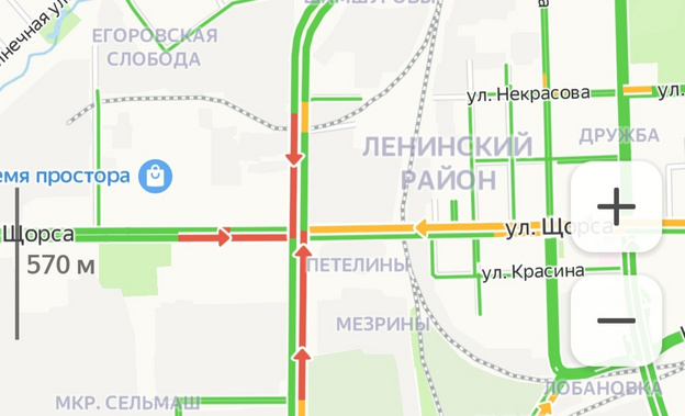 Утренние пробки 25 августа: проспект Строителей, Дзержинского