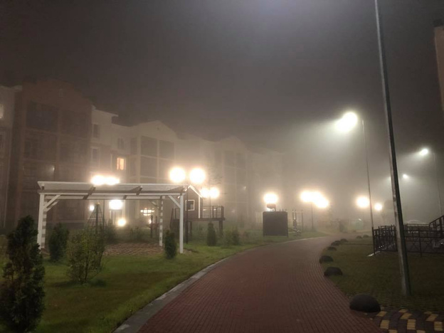 Вечером 5 августа Кировскую область окутал густой туман. Фото из соцсетей