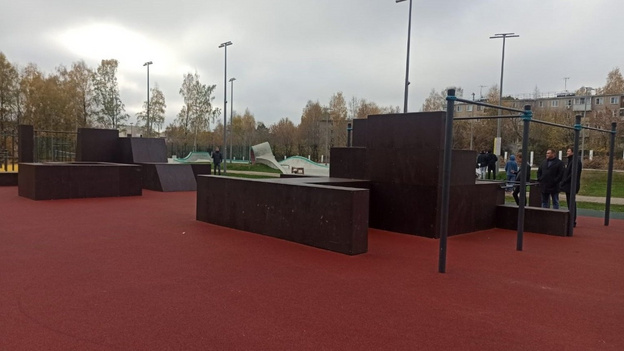 Спортивную зону в парке имени Кирова готовят к сдаче в эксплуатацию