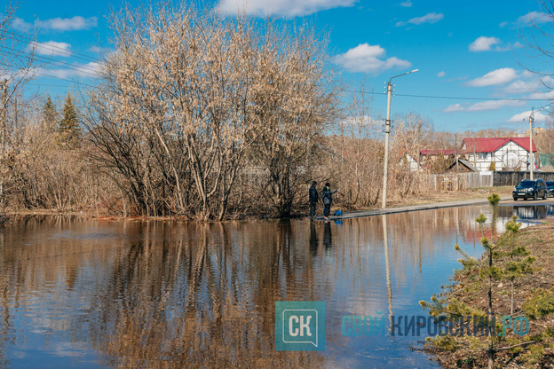 Весеннее половодье в Кирове 2026. Фото