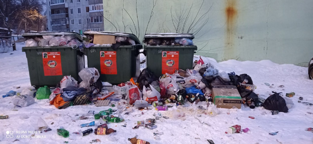 Кировчане пожаловались на переполненные мусором контейнеры