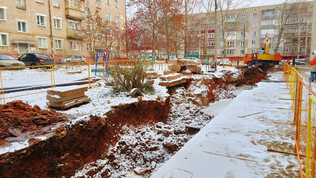 В одном из районов Кирова завершают реконструкцию тепловых сетей