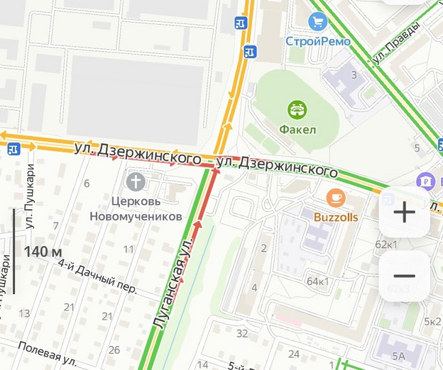 Утренние пробки 17 июля: Московская, проспект Строителей, Щорса