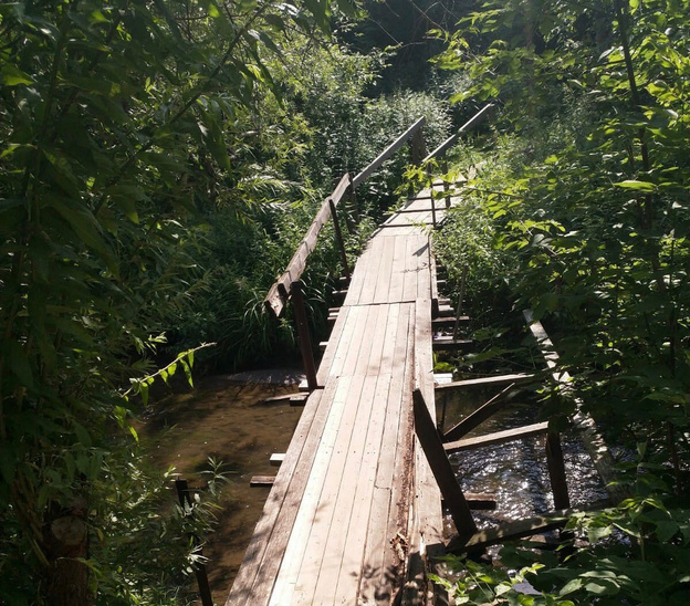 Активисты требуют отремонтировать опасный мост через Люльченку