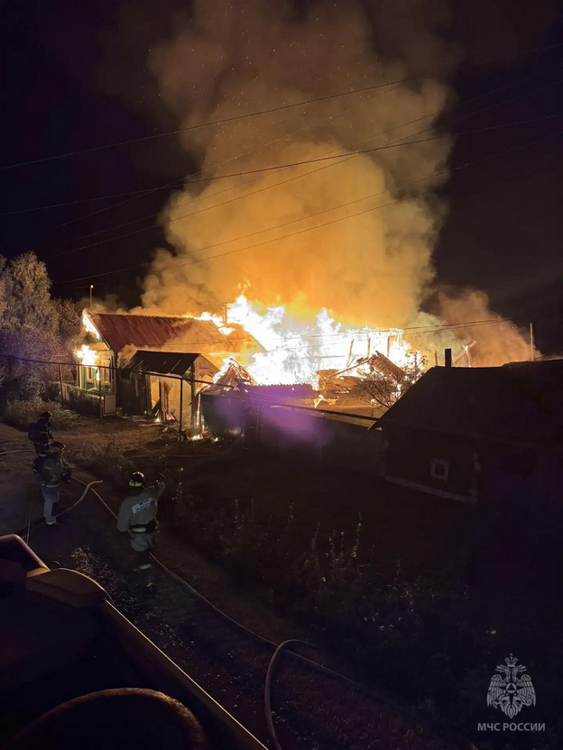 В Вятскополянском округе при пожаре в доме погиб 54-летний мужчина