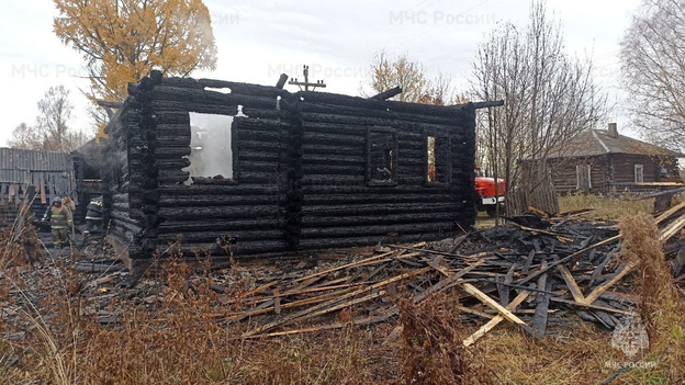 В Песковке сгорел жилой дом