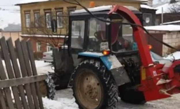При сносе горнолыжного комплекса «Калинка-Морозов» бульдозер уничтожил инвентарь на миллион рублей