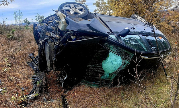 В Вятскополянском районе авто отбросило на обочину в результате ДТП