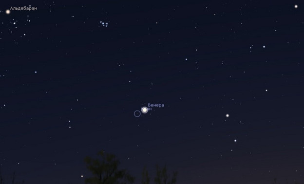 В небе над Кировом можно увидеть соединение Венеры и Урана