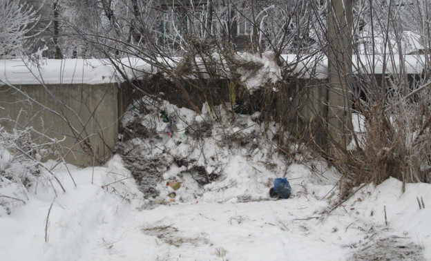 В Кировской области вход в опасный недострой завалили снегом