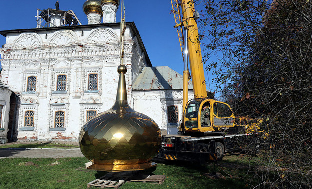 Екатерининский собор в Слободском стал златоглавым