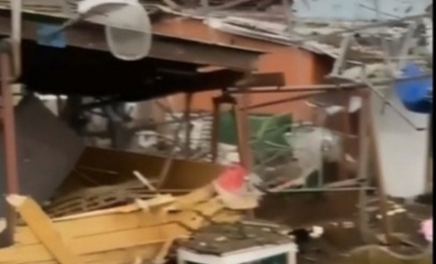 Появилось видео последствий взрыва в Киреевске