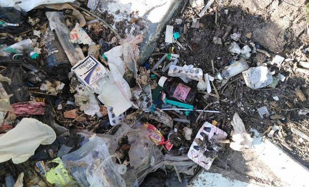 В Демьяново уже год не могут устранить свалку медицинских отходов