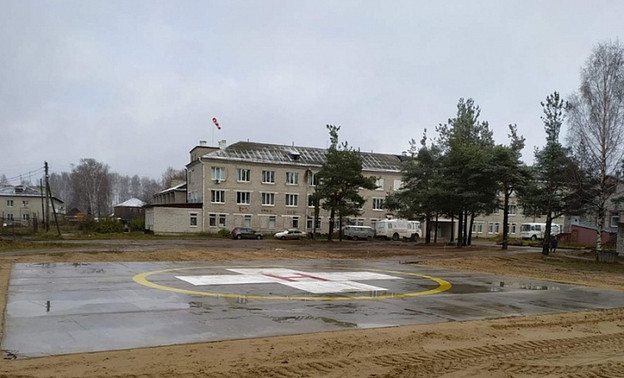 У Лузской центральной районной больницы появилась вертолётная площадка