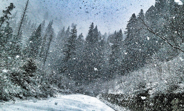 Кировские автоинспекторы не дали замёрзнуть застрявшему в снегу дальнобойщику